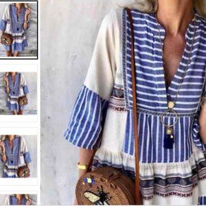 Bohemian V dress new with tag